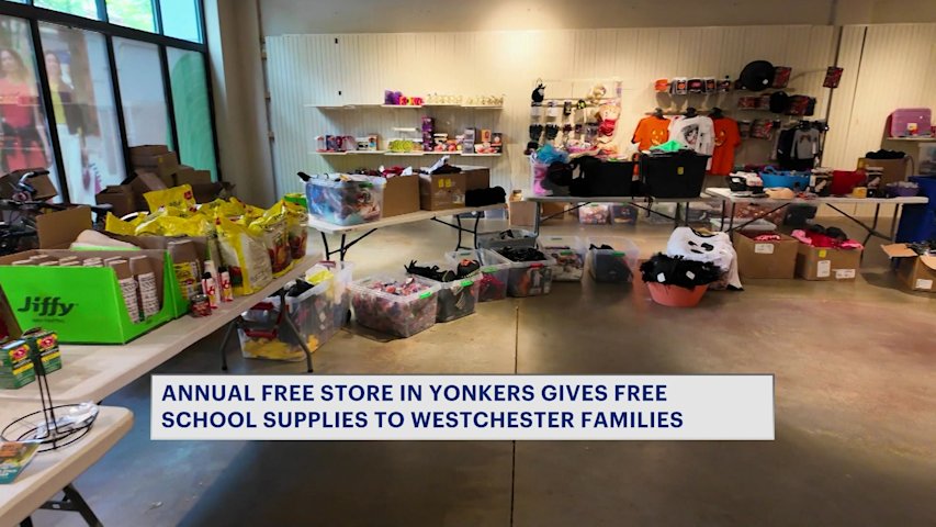 Video thumbnail for Westchester nonprofits help families prepare for school with supplies, basic essentials