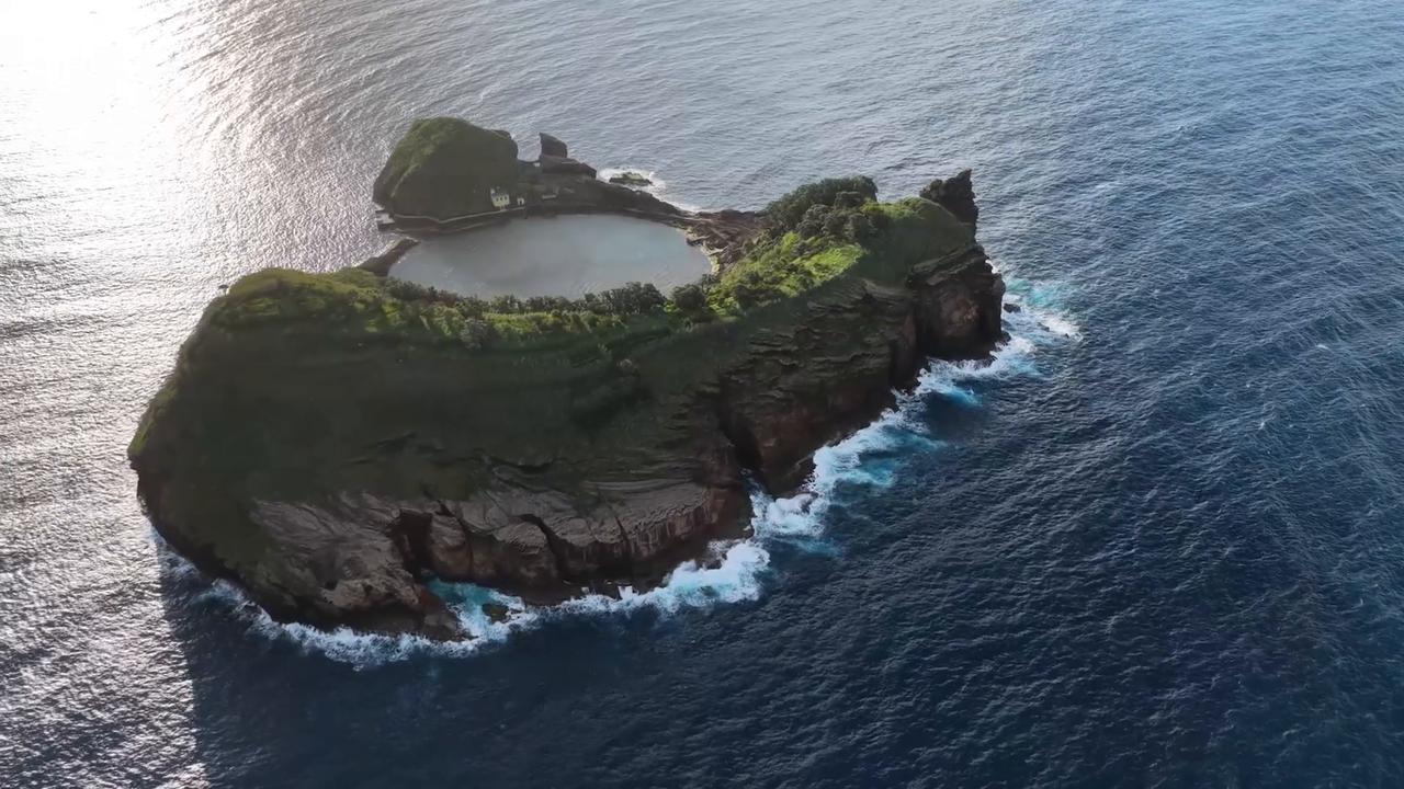 Video thumbnail for Portugal: DRONE - Portugal's Vila Franca Islet showcases volcanic beauty.