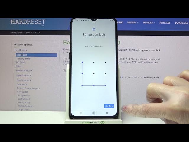 Video thumbnail for How to Add Screen Lock on Nokia G20 – Screen Lock Method