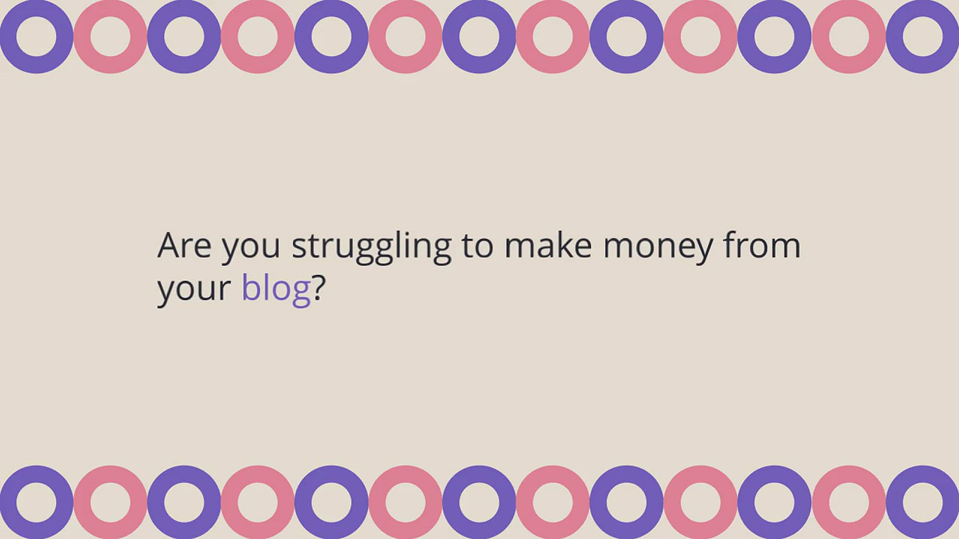 'Video thumbnail for 15 Reasons Why Your Blog Isn't Making Money (And How To Fix It)'