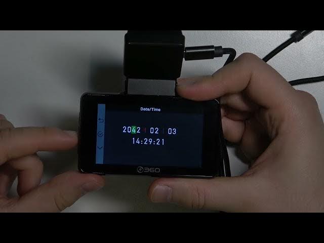 Video thumbnail for How to Change Date & Time in 360 Dash Cam G500H?