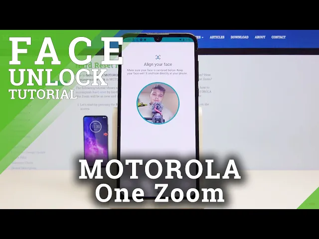 Video thumbnail for How to Activate Face Unlock in Motorola One Zoom - Most Effective Lock Screen