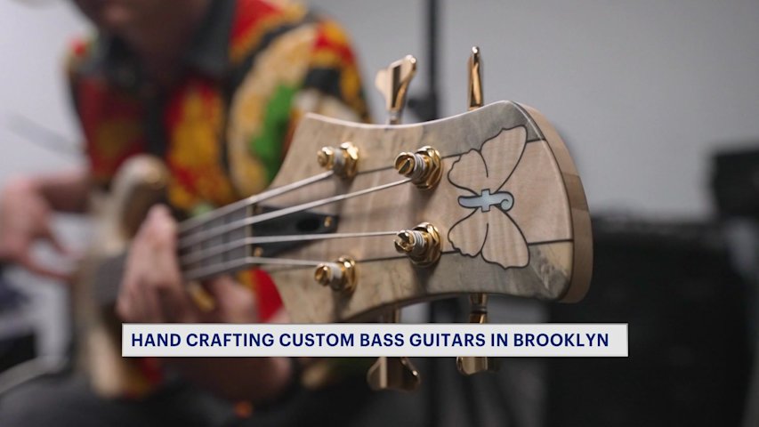 Video thumbnail for Made in Brooklyn: Fodera Guitars in Sunset Park crafts sound by hand
