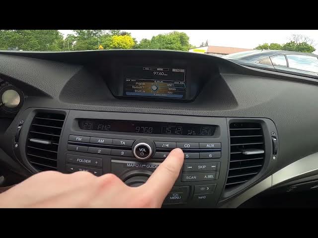 Video thumbnail for How to Assign Radio Station to Button in Honda Accord VIII ( 2007 – 2016 )