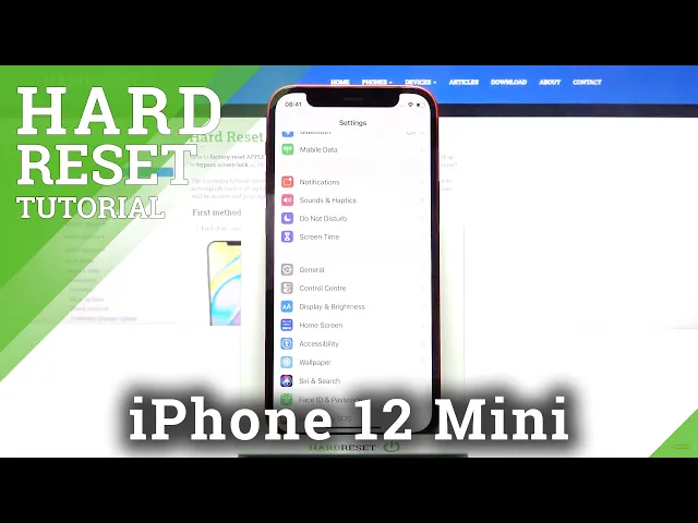 Video thumbnail for Hard Reset iPhone 12 mini - Remove All Content & Settings