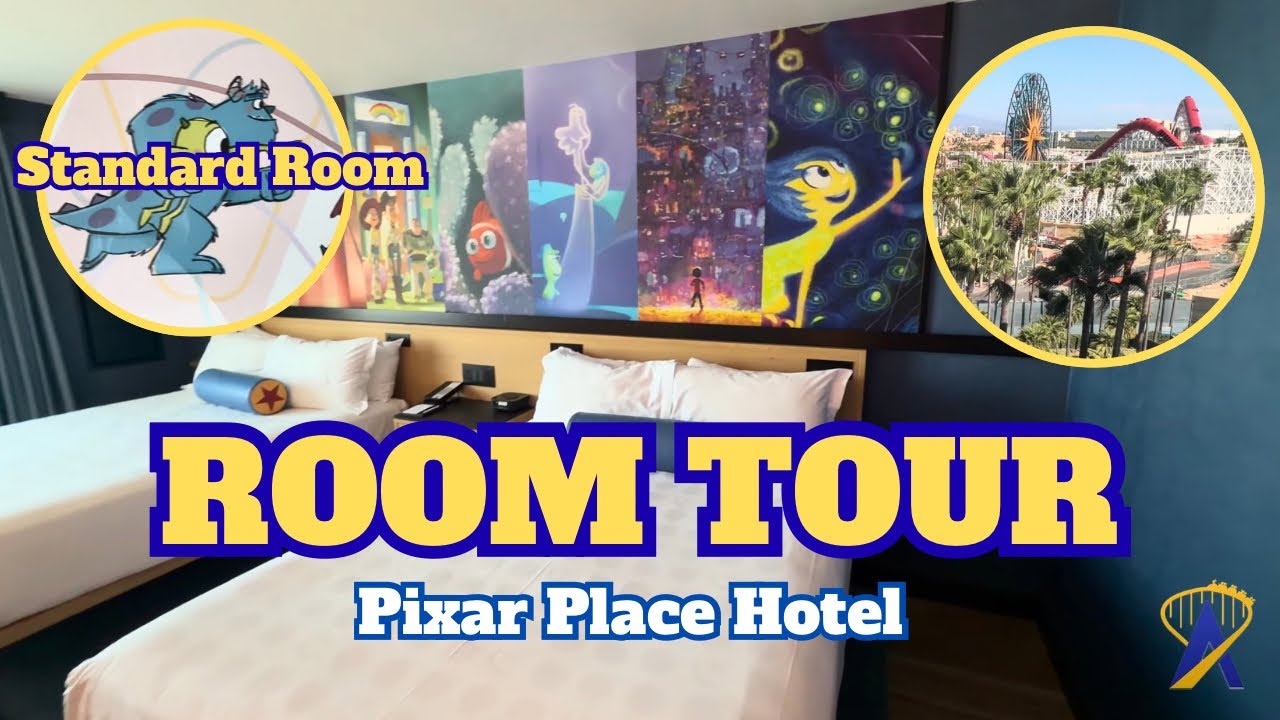 Video thumbnail for Inside a Pixar Place Hotel Standard Room! | Disneyland Resort Tour