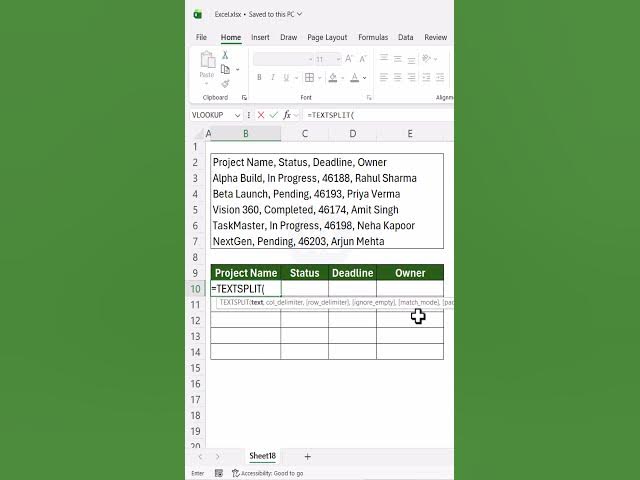 Video thumbnail for Data Entry is Dead — Try This Trick Instead #excel #excelforbeginners #exceltips #excelshortcuts