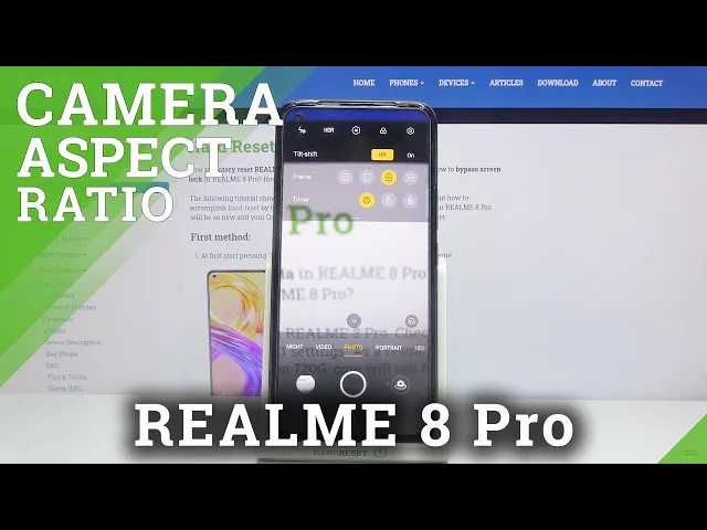 Video thumbnail for How to Change Aspect Ratio in Realme 8 Pro – Camera Settings
