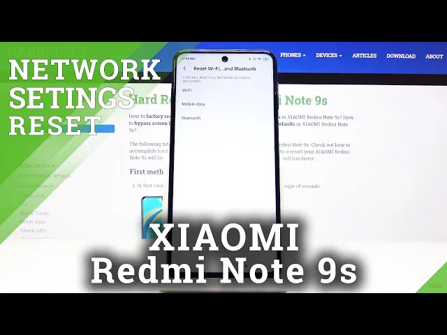 Video thumbnail for How to Reset Network Settings in XIAOMI Redmi Note 9s - Reset Wi-Fi List