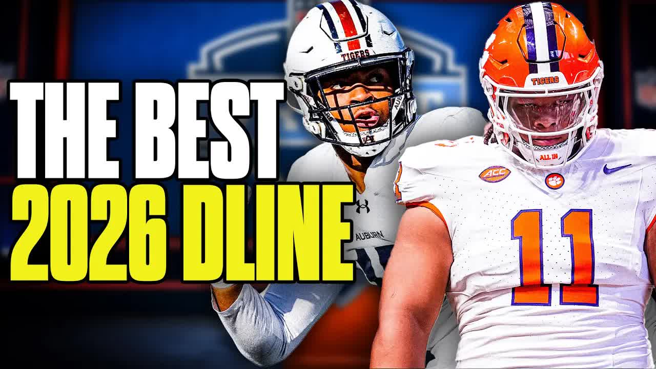 Video thumbnail for a to z sports film room: 2026 nfl draft defensive line preview: peter woods, christian miller & more!