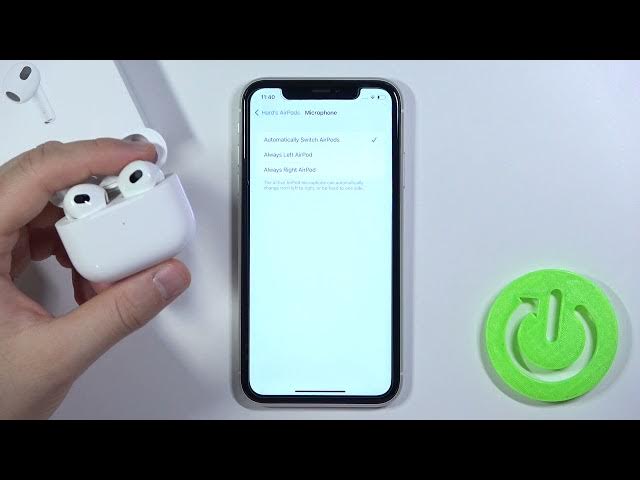 Video thumbnail for How to Manage Microphone in AirPods 3? Switch Microphone to Left or Right AirPod - AirPods 3rd Gen