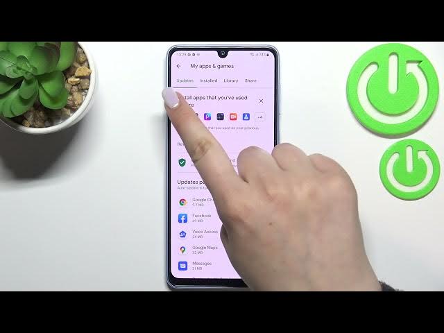 Video thumbnail for How to Update Apps in SAMSUNG Galaxy A33 – Find Newest Apps Versions