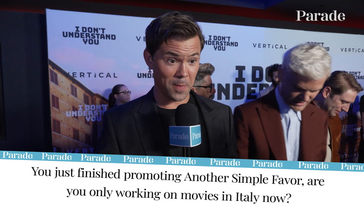 Video thumbnail for Andrew Rannells & Nick Kroll Talk Playing a Couple and Filming in Italy