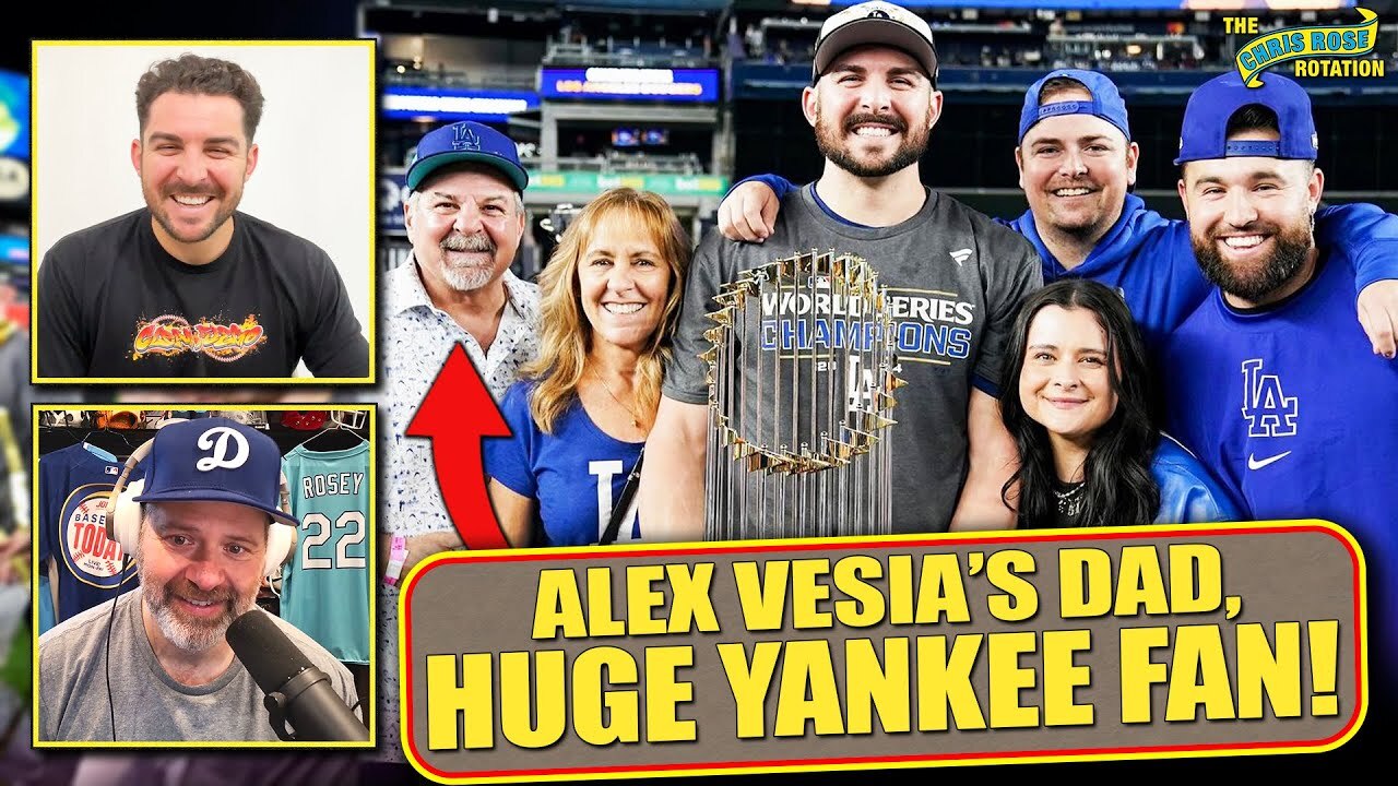 Video thumbnail for 263 | Alex Vesia's Dad wanted to wear a split Yankee/Dodger jersey to World Series | Rose Rotation