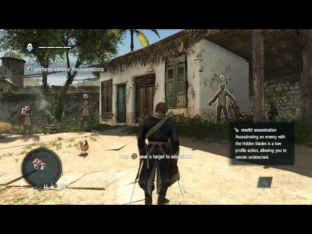 Video thumbnail for Assassin's Creed IV: Black Flag: Mister Walpole I Presume: Shooting & Assassination Tutorial