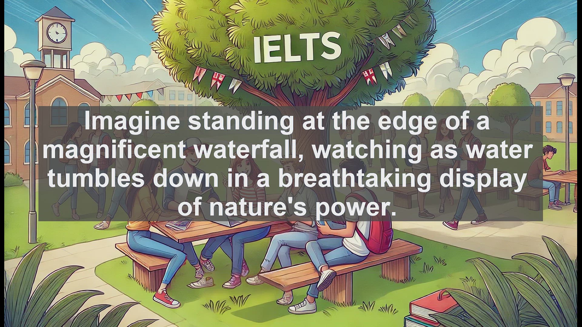 'Video thumbnail for 2000 Must Know IELTS 9.0 Vocabulary - Understanding 'Cascade': From Waterfalls to Word Usage'