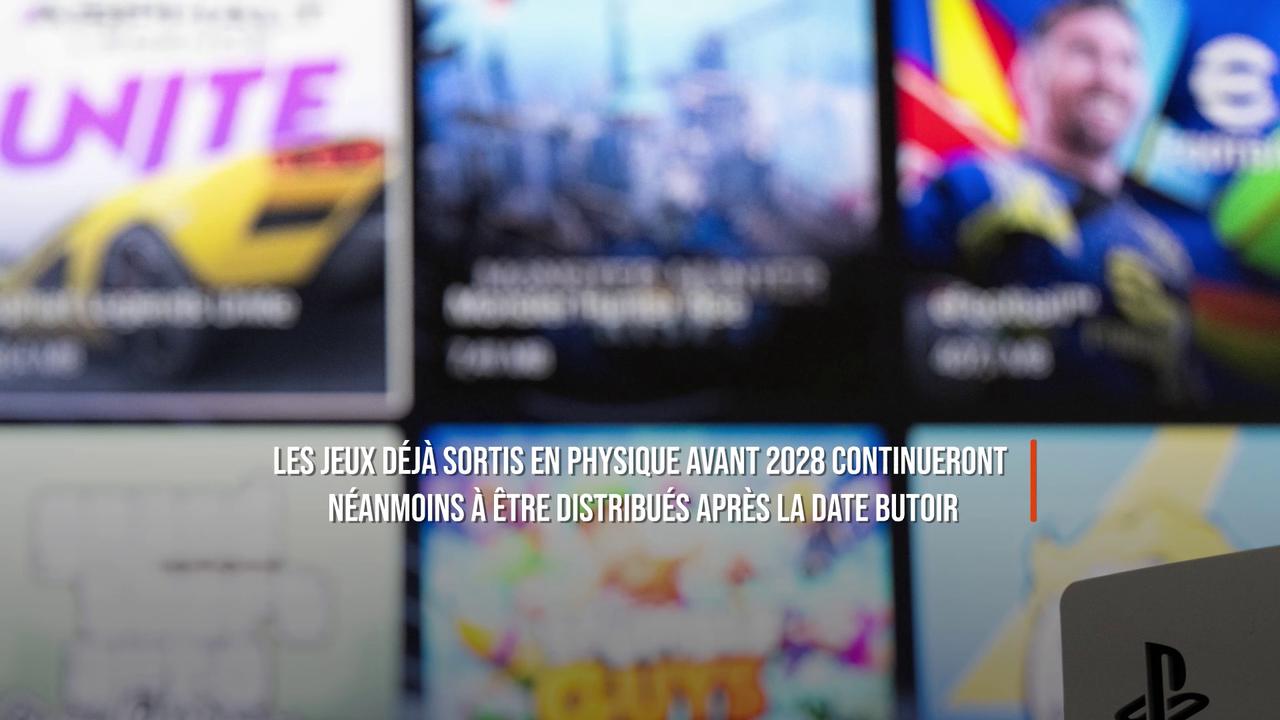 Video thumbnail for Sony met fin aux supports physiques pour les jeux PlayStation à compter de janvier 2028.