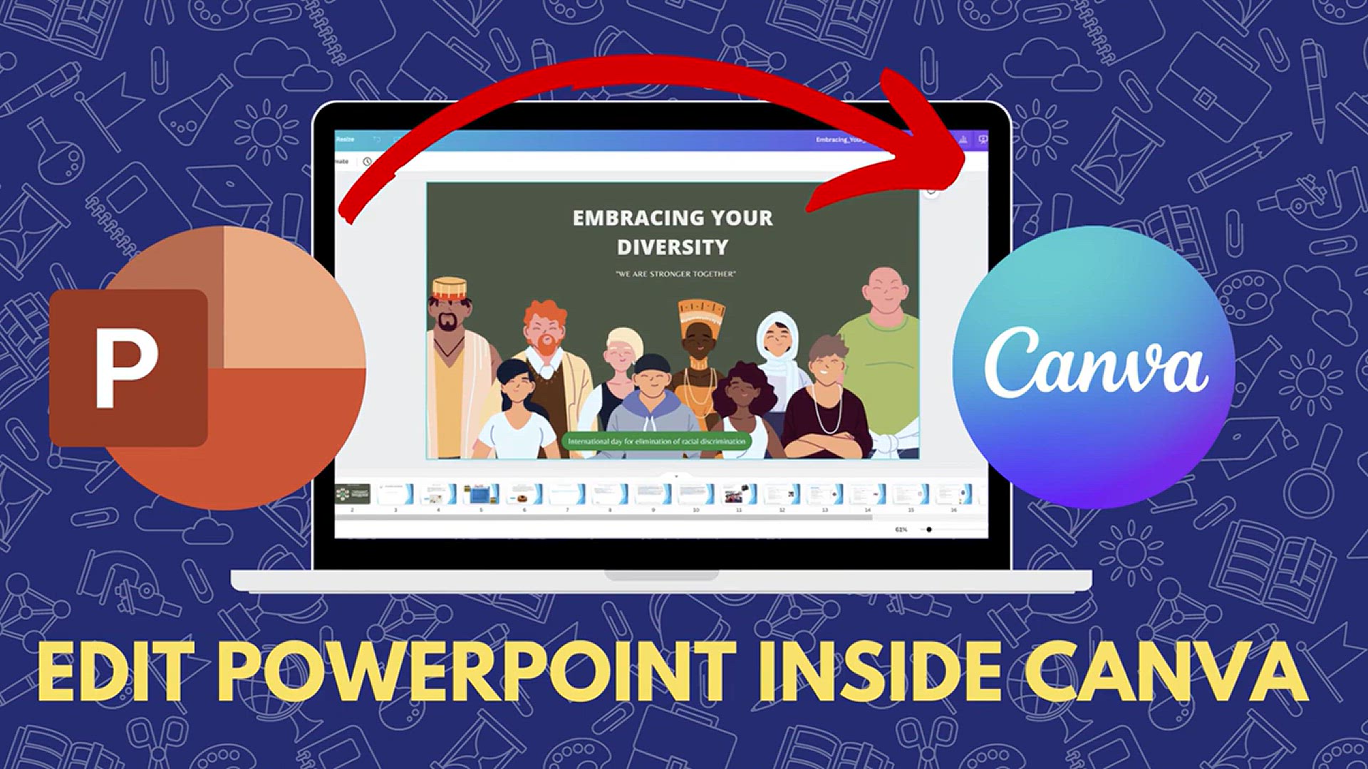 'Video thumbnail for Give Your PowerPoint a Canva Facelift _ Edit PPT inside Canva'