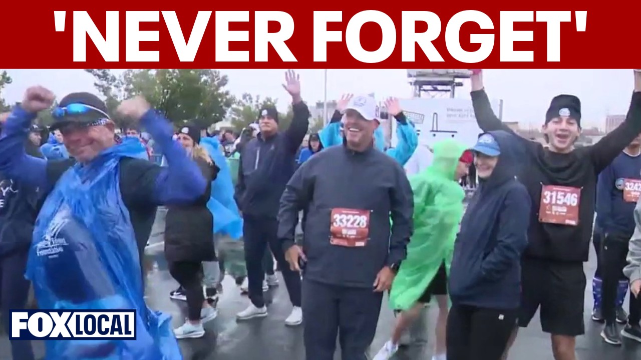 Video thumbnail for 9/11 families share emotional stories at the 25th Tunnel to Towers 5K