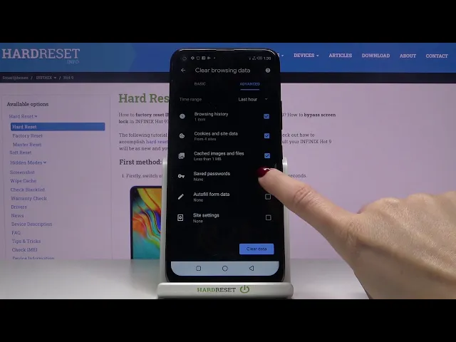 Video thumbnail for How to Clear Browsing History in Infinix Hot 9 - Remove Browsing Data