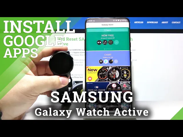 Video thumbnail for How to Install Apps on SAMSUNG Galaxy Watch Active – Additional Applications