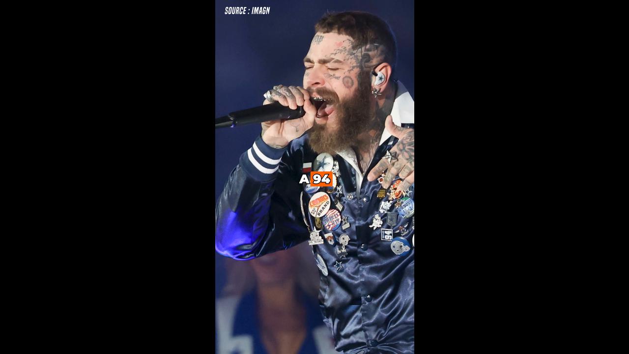 Video thumbnail for Post Malone Delivers Emotional Tribute to Marshawn Kneeland at Cowboys Halftime Show