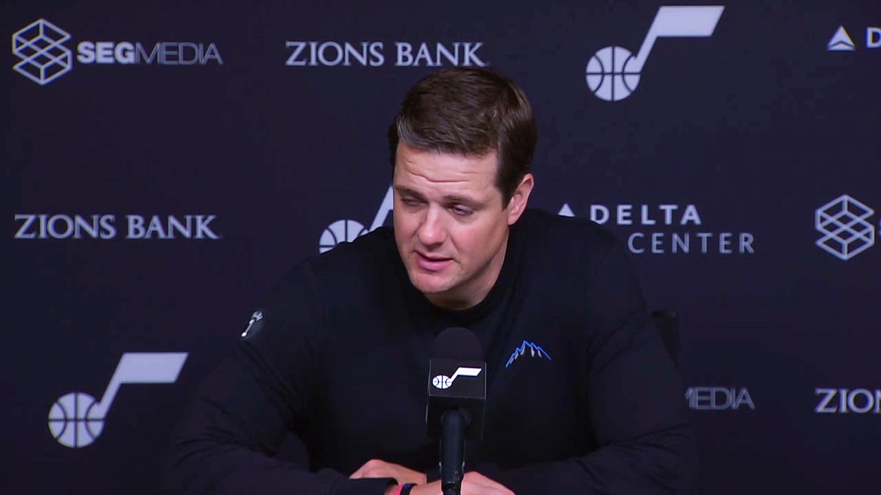 Video thumbnail for Will Hardy's Expectations for Young Utah Jazz Players as Losses Mount