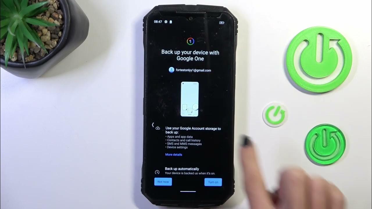 Video thumbnail for How to Back Up Files & Data to Google One Drive on DOOGEE S100