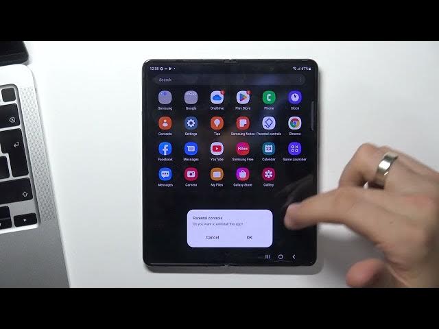 Video thumbnail for Samsung Galaxy Z Fold 4 How To Bypass Family Link