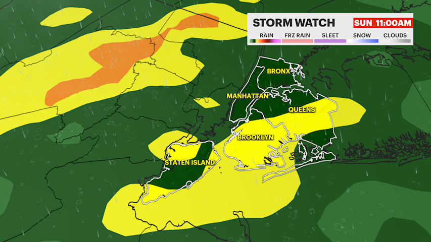 Video thumbnail for STORM WATCH: Rain and wind today in the Bronx from remnants of Hurricane Isaias