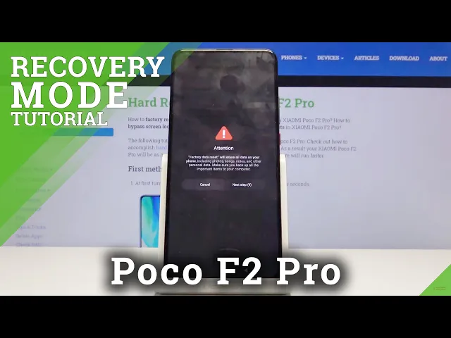 Video thumbnail for How to Remove Screen Lock in XIAOMI Poco F2 Pro - Hard Reset via Recovery Mode