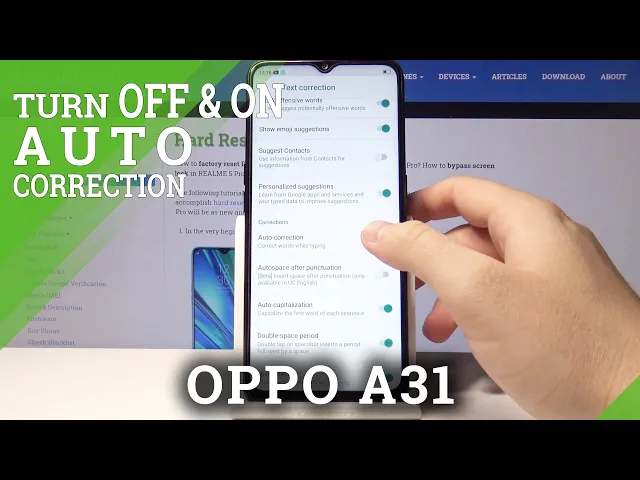 Video thumbnail for How to Enable Text Correction in OPPO A31 2020 – Auto Correction On / Off