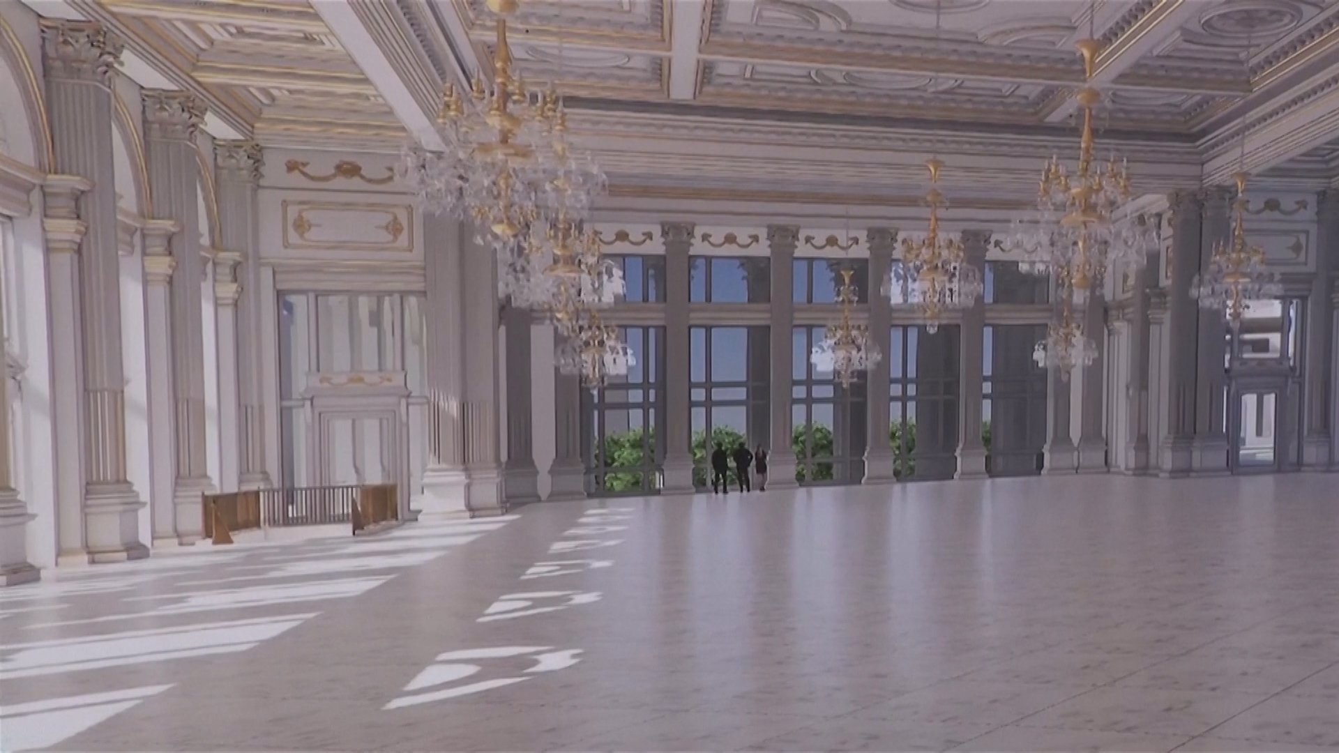 Video thumbnail for US appeals court halts White House ballroom construction