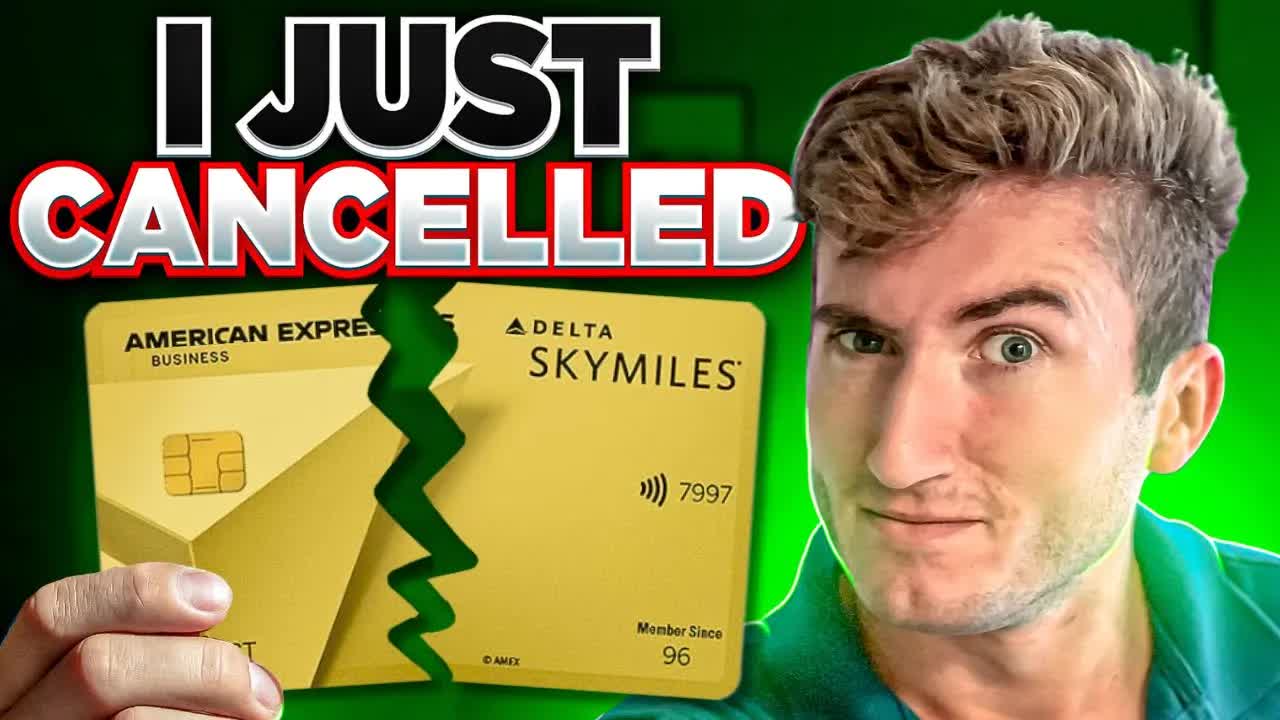 Video thumbnail for anthony venture: why i cancelled my delta gold skymiles business credit card: is it worth it?