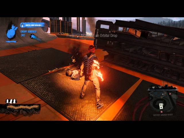 Video thumbnail for inFamous: Second Son - The Gauntlet: Karmic Streak Meter &  "This Is Going To Be Epic" Orbital Bomb