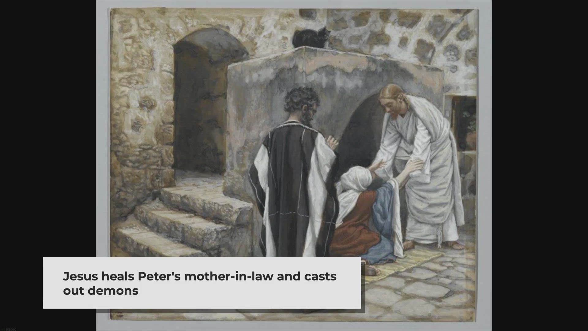 'Video thumbnail for The Gospel of Matthew - Jesus Heals Many at Peter's House | Matthew Chapter 8 : 14 - 17'