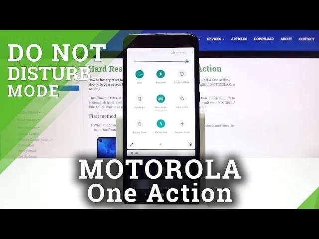 Video thumbnail for How to Use Do Not Disturb Mode on Motorola One Action –  Mute Sound