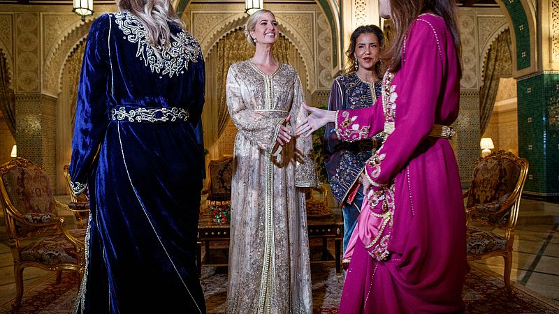 'Video thumbnail for Moroccan caftan collection showcases the tunic's long history'