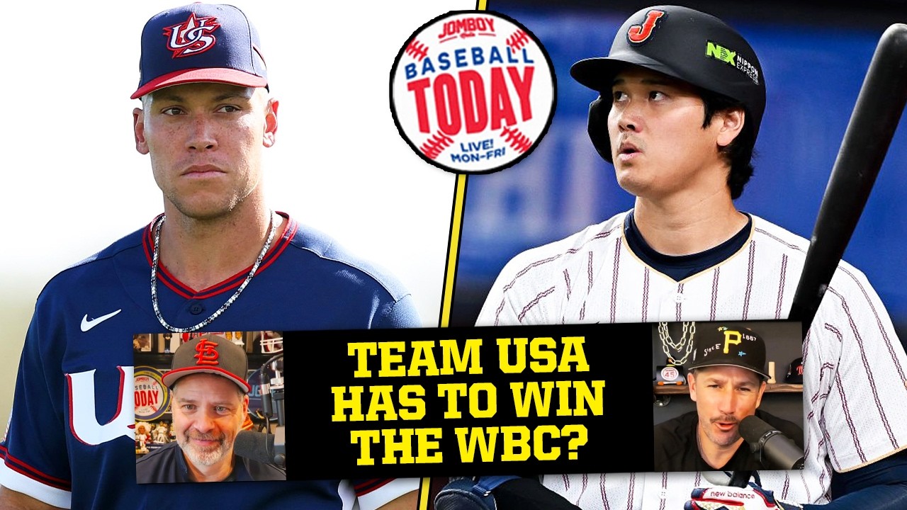 Video thumbnail for More pressure than ever for Team USA to win the World Baseball Classic? | Baseball Today