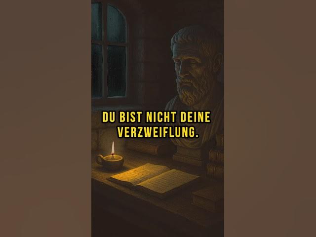 Video thumbnail for Verzweiflung verstehen – Du bist nicht deine Verzweiflung (Stoizismus)