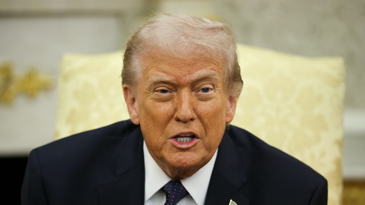 Video thumbnail for Trump Floats “Lake America” as Canada Trade War Escalates