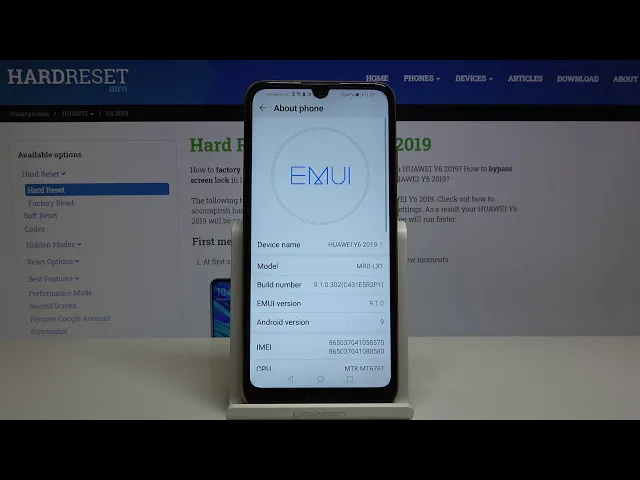 Video thumbnail for How to Find Phone Specification in HUAWEI Y6 2019