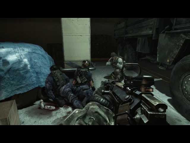 Video thumbnail for Call of Duty: Ghosts - Struck Down: San Diego Tsunami Stadium Ambush Sequence, MK-32 Tag Trucks