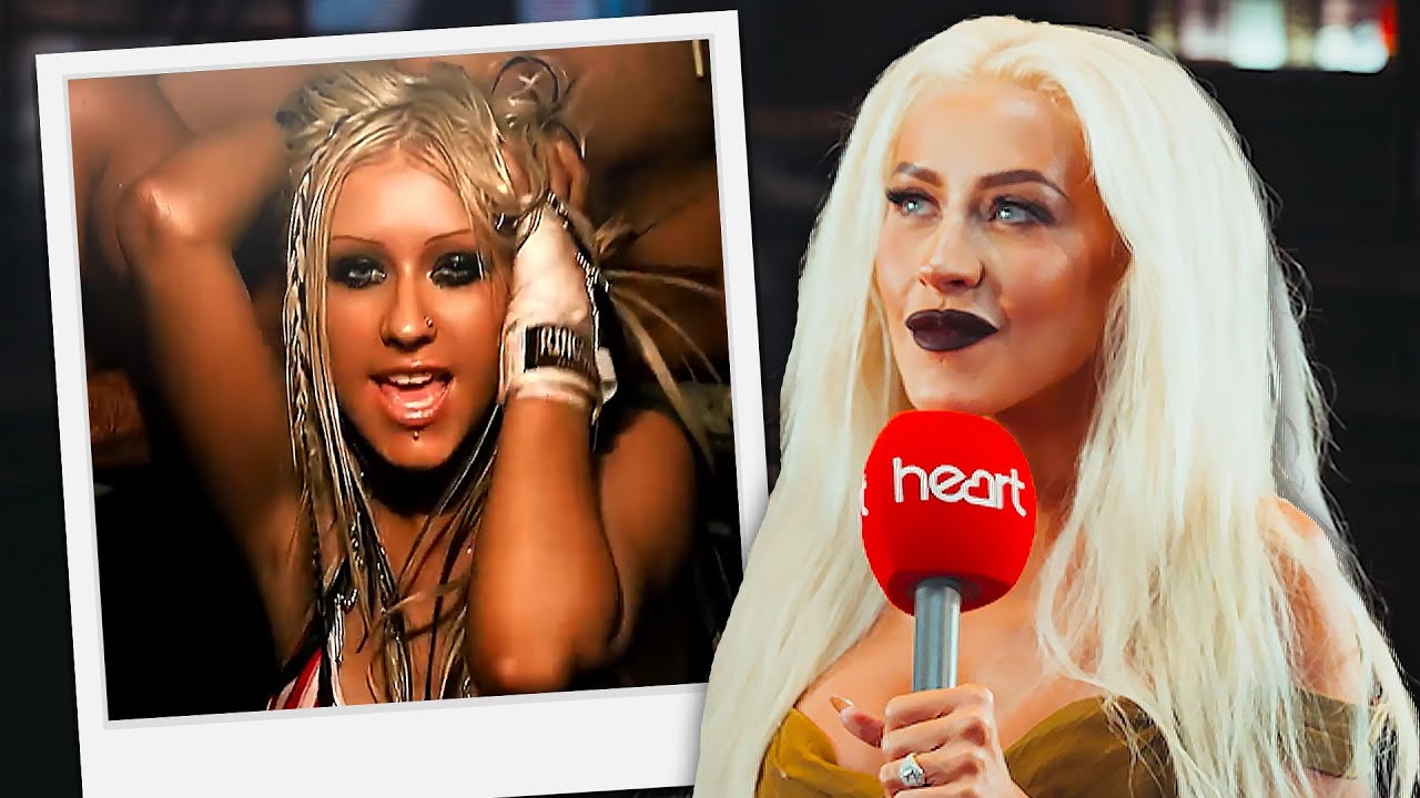 Video thumbnail for Christina Aguilera reacts to her most iconic music videos