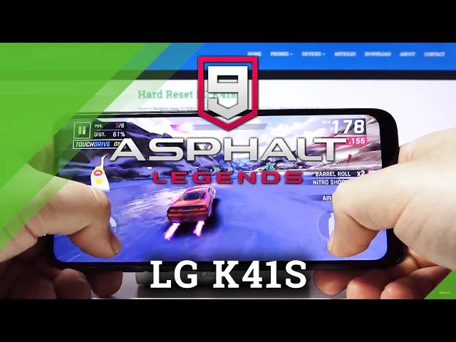 Video thumbnail for Test Asphalt 9 on LG K41S – Gaming Quality