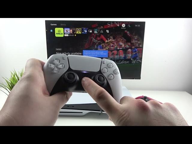 Video thumbnail for How to check Controller's battery level on PlayStation 5 Slim / How to check PS5 Controler battery