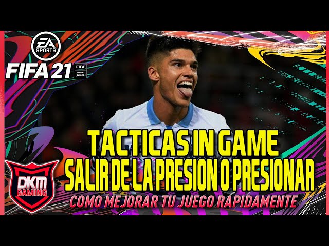 Video thumbnail for 🎮FIFA 21 ULTIMATE TEAM TACTICAS IN GAME, SALIR DE LA PRESION O PRESIONAR⚽