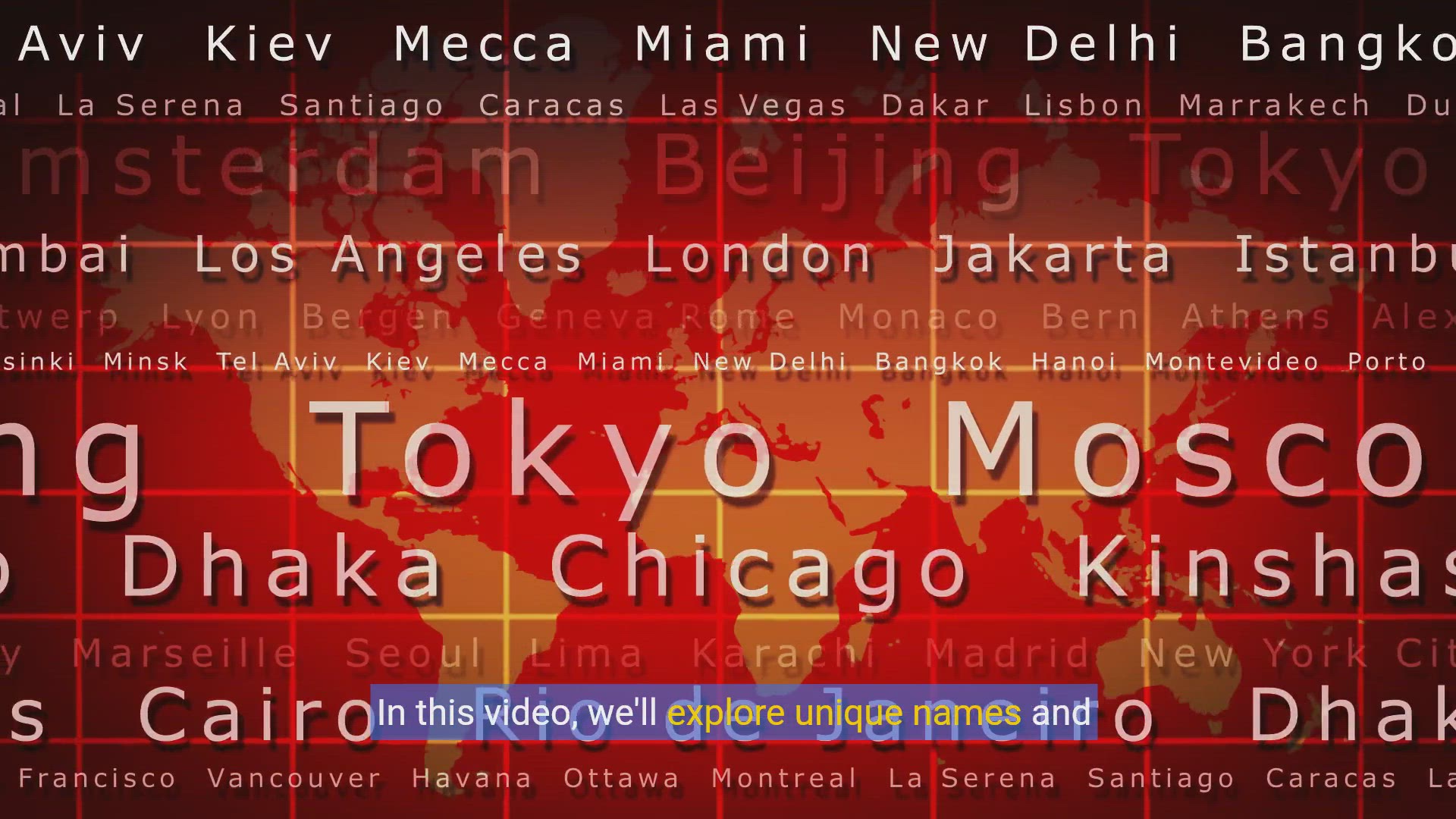 'Video thumbnail for Discover the Fascinating Origins and Meanings of Names from Around the World'