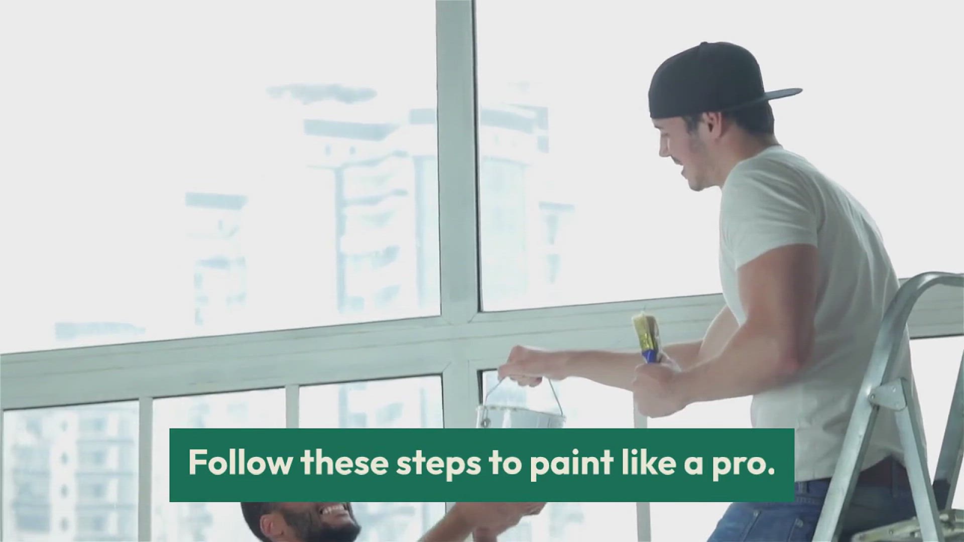 'Video thumbnail for How to Paint a Ceiling'