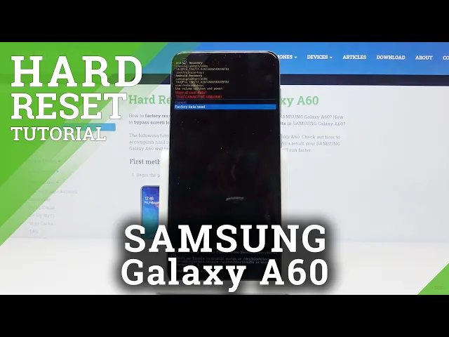 Video thumbnail for How to Remove Screen Lock in Samsung Galaxy A60 - Hard Reset Method